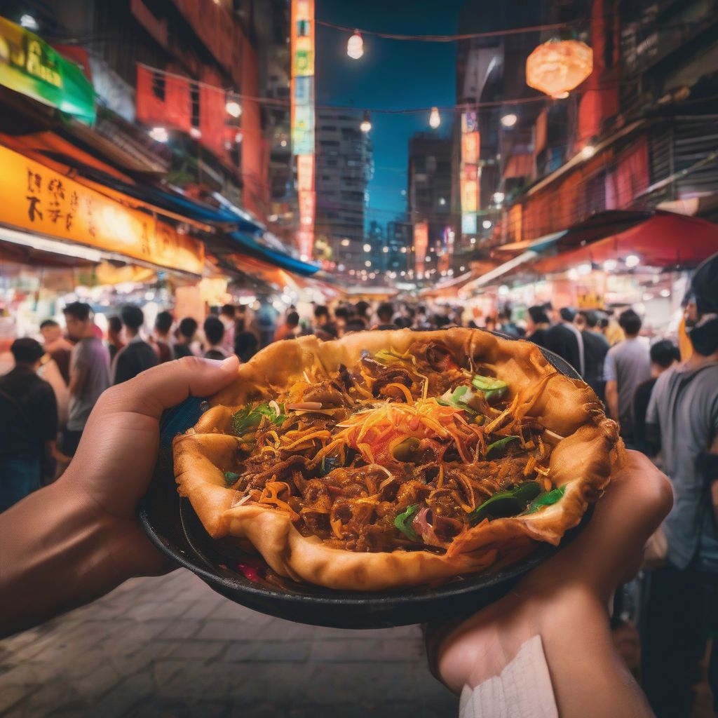 Enjoying Street Food